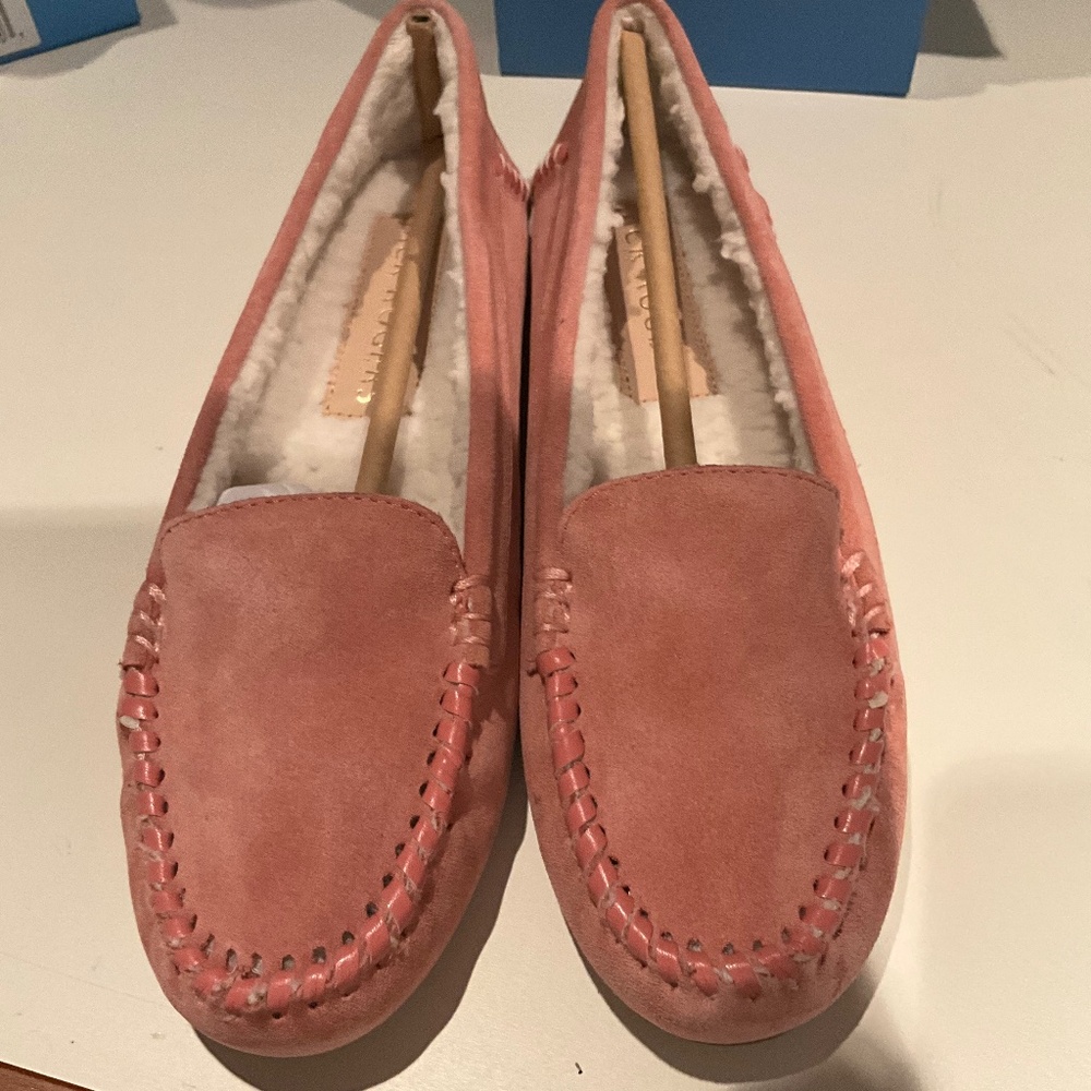 Jack Rogers pink driving moc